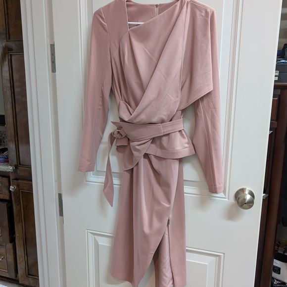 BGL Dresses & Skirts - Elegant Pink Wrap Dress